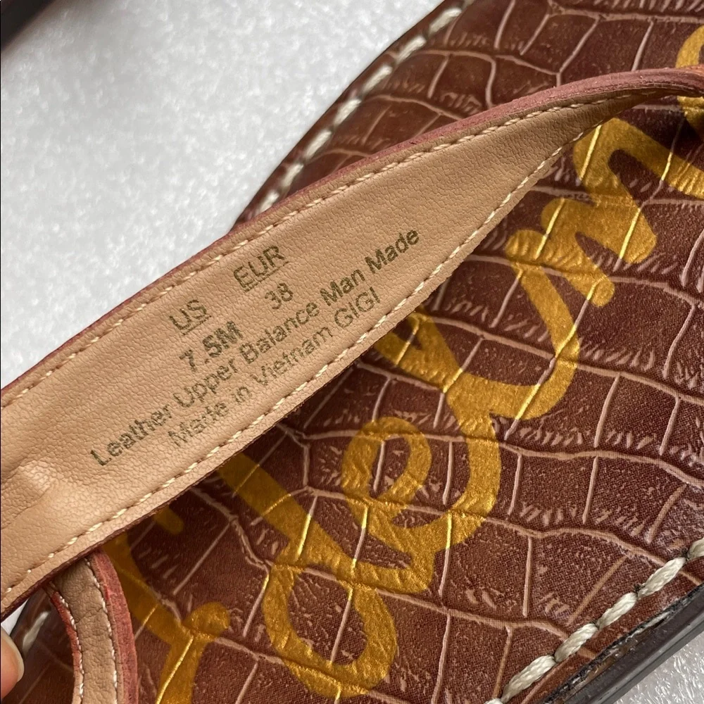 Sam Edelman Gigi Sandal - KONA BROWN size 7.5 M - Picture 7 of 14